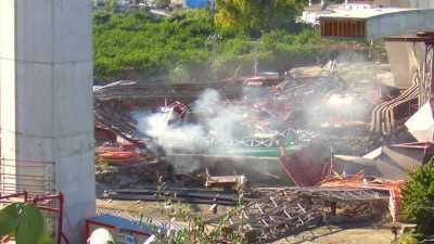 Three were seriously injured. - Engineering Catastrophes