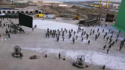 Three, two, one, action. - Game of Thrones: The Last Watch