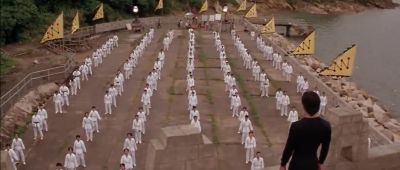 Three weeks before the opening of Enter the Dragon - Dragon: The Bruce Lee Story