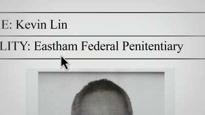 Three years in Eastham Federal Prison. - Missing