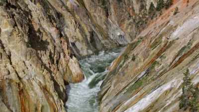 Through jagged canyons - Yellowstone: One-Fifty