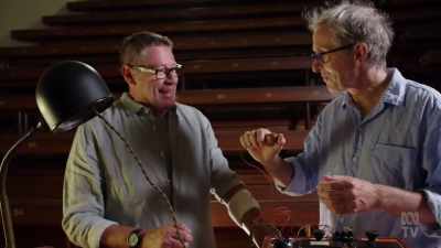 ..through the... (LAUGHS)
..through the chest wall. - Aussie Inventions That Changed The World
