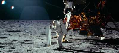 Through the upper surface
of the soil - Apollo 11