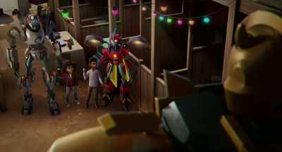 - Through these.
We just kinda felt it. - Transformers: EarthSpark