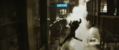 Through various charitable foundations and trusts and so forth. - Batman Begins