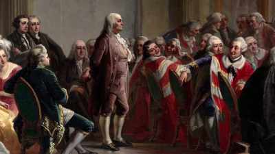 Throughout it all,
Franklin stood stock still, - Benjamin Franklin