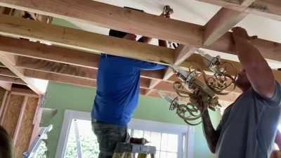 Throughout the whole renovation, - Help! I Wrecked My House