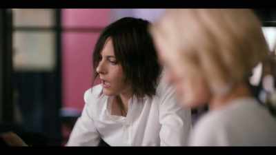 -Throuple. It's, like...
-[call disconnects] - The L Word: Generation Q