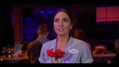 - Throw in gingersnaps...
- [snaps fingers] - Waitress: The Musical