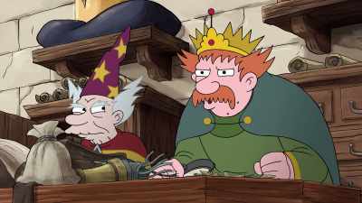 Throw him in the dungeon with that guy
who mentioned human rights one time. - Disenchantment