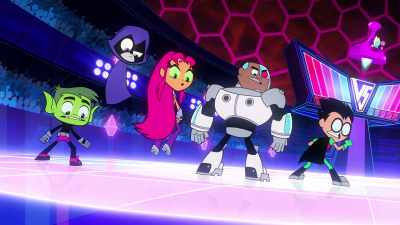 Throw your opponents out of the ring - Teen Titans Go! Vs  Teen Titans