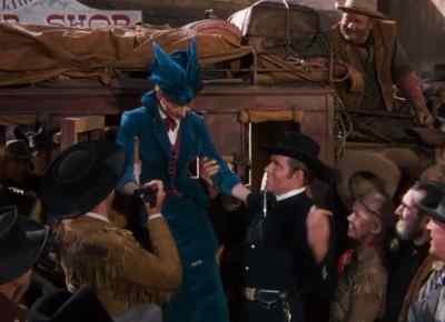Throw them bags down, Rattlesnake. - Calamity Jane