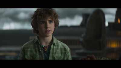 - [thrumming concludes]
- [thunder rumbling] - Percy Jackson and the Olympians