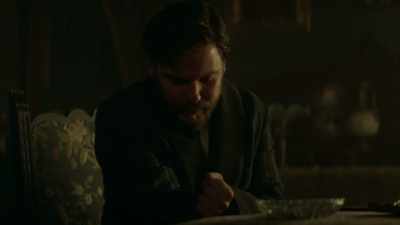 [THUD, GLASS SHATTERS] - The Alienist
