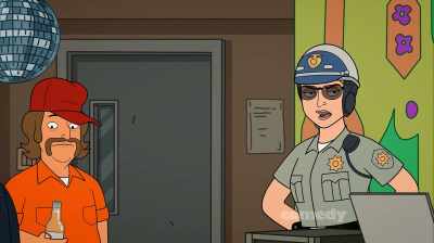 [thud-squeal] - Corner Gas Animated