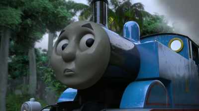 [thudding]
[all yelling] - Thomas & Friends: Big World! Big Adventures! The Movie