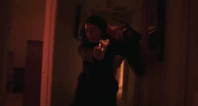 [thudding]
[Karen grunts] - Karen