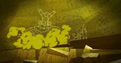 -(thuds)
-(all gasp) - Legend of the Three Caballeros