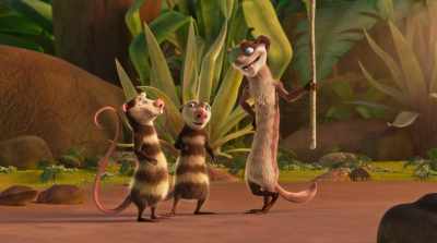 - [thuds]
- [both scream] - The Ice Age Adventures of Buck Wild