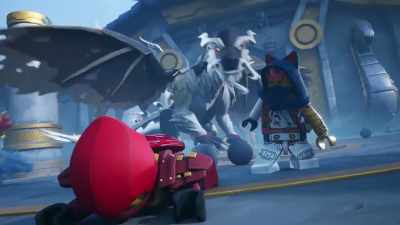 -[thuds]
-[groans] - LEGO Ninjago: Dragons Rising