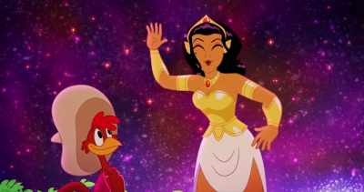 -(thuds)
-(yelling) - Legend of the Three Caballeros