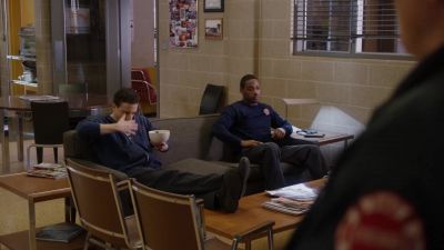 - [thumping rhythmically]
- Ah, yes! - Chicago Fire