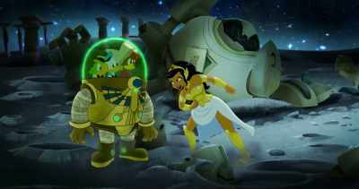 -(thumps)
-(grunts) - Legend of the Three Caballeros