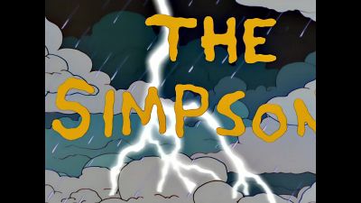 (thunder cracking) - The Simpsons