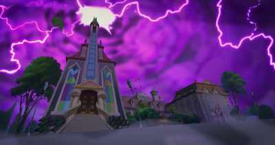 (thunder crackling) - Legend of the Three Caballeros