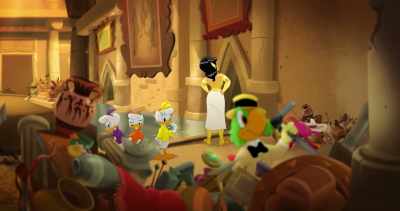 (thunder crackling) - Legend of the Three Caballeros