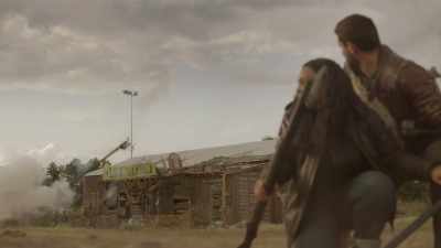 [Thunder crashes] - The Walking Dead: World Beyond
