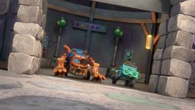 [thunder crashes] - Mighty Monsterwheelies