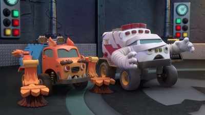 [thunder crashes] - Mighty Monsterwheelies