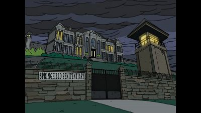 (thunder crashing loudly) - The Simpsons