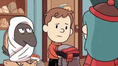 -[thunder crashing]
-[wind howling] - Hilda