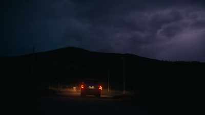 [thunder rumbles] - Taken In Montana