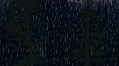 (thunder rumbles) - The Simpsons