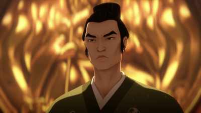 [thunder rumbling] - BLUE EYE SAMURAI
