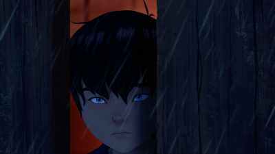 [thunder rumbling] - BLUE EYE SAMURAI