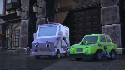 [thunder rumbling] - Mighty Monsterwheelies
