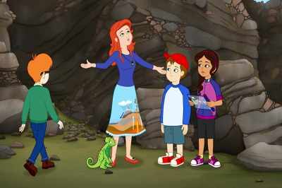 [thunder rumbling] - The Magic School Bus Rides Again
