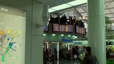 THURMAN: Yeah, left. - The Terminal