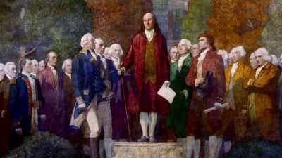 Thus I consent, sir, to this
Constitution because I expect - Benjamin Franklin