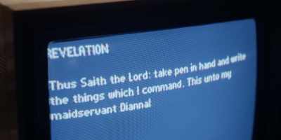 "Thus saith the Lord:
Take pen in hand - Under the Banner of Heaven