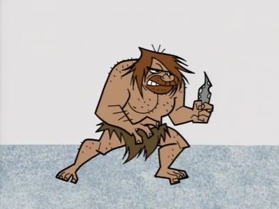 Thus, we see how man has evolved - Johnny Bravo
