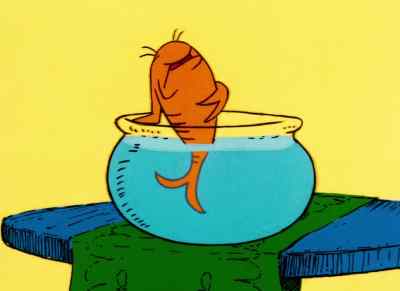 Thwertled by a fish - The Cat in the Hat