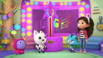 [ticket counter whirring] - Gabby's Dollhouse