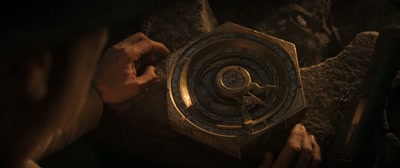 - (TICKING)
- (DRAMATIC MUSIC PLAYING) - Indiana Jones and the Dial of Destiny