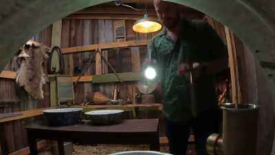 [tickle] this last 30 seconds
goes by real quick, chip. - Moonshiners: Master Distiller