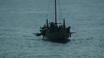 Tie it down. Get the tent. - Vikings